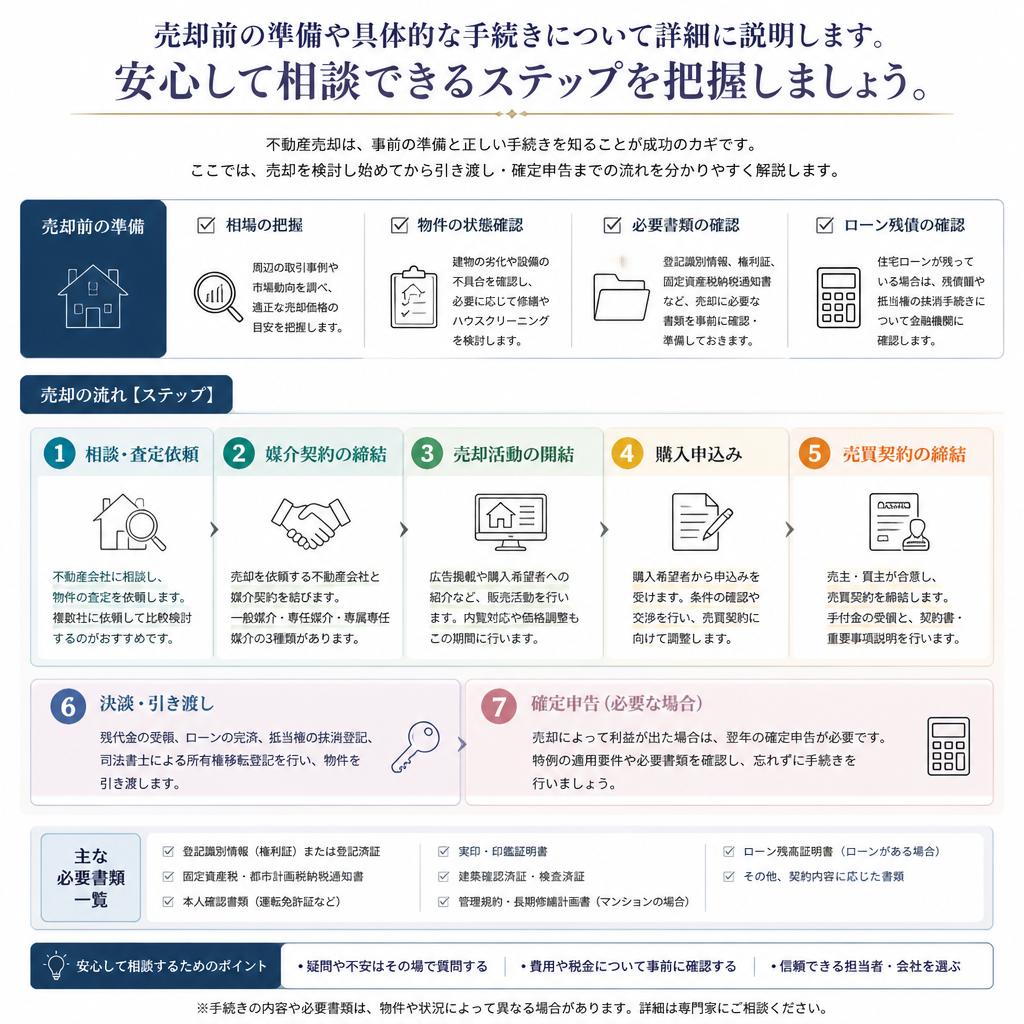 売却相談の流れ